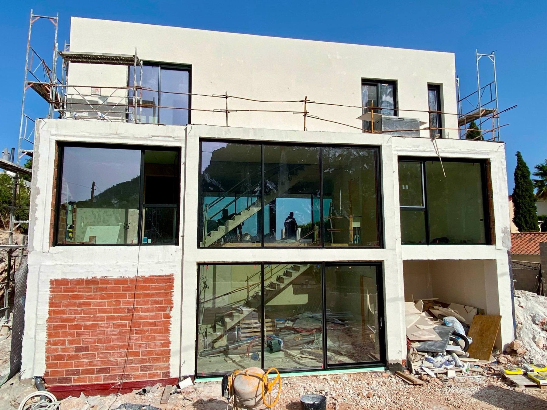 Villa en Oltamar Calpe con acristalamiento Reynaers