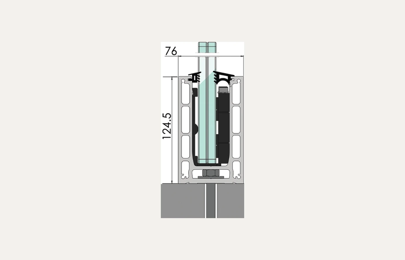 Top-mounted channel — BV 9900 technical section